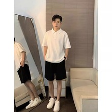 cleanfit黑色篮球运动短裤男款夏季美式健身直筒裤子休闲五分马裤
