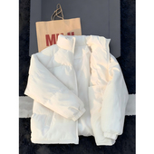 美式 冬季 复古高级感加厚保暖面包服 棉服外套男款 cleanfit立领短款