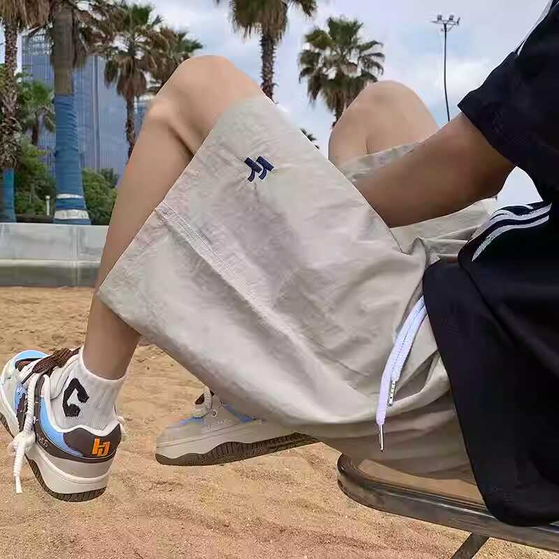 速干夏季薄款透气潮牌户外五分裤