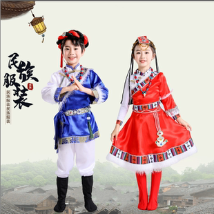 六一儿童节藏族演出服少数民族舞蹈服小学生运动会开幕式 藏族水袖