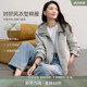 百搭短款 时尚 上衣 棉衣外套女冬季 IHIMI海谧休闲简约气质巨好看
