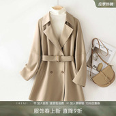高级感中长款 新款 外套 气质收腰显瘦风衣女2025秋季 IHIMI海谧法式
