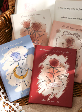 纸先生玫瑰A7本口袋本 自由浪漫 高颜值手账本学生笔记本记事本