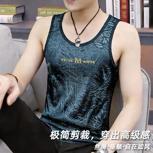 捡漏~买一送一9.9包邮特价冰丝凉感背心夏季男士运动无袖上衣