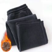 重磅雪尼尔灯芯绒裤 子宽松大码 休闲裤 清仓捡漏加绒加厚冬季 男士 潮