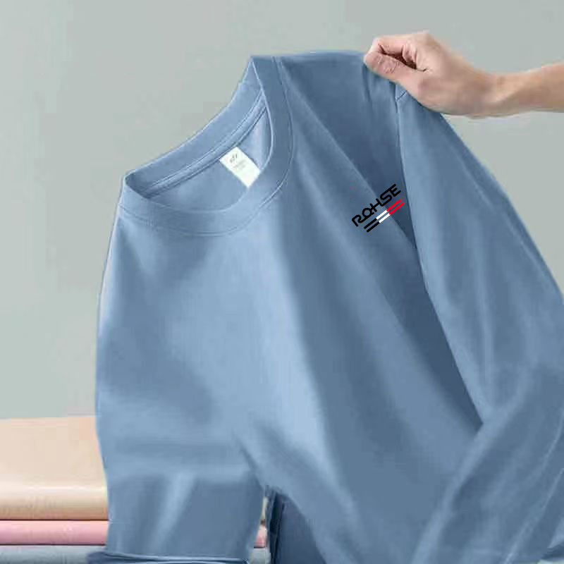 纯棉男士长袖T恤秋衣上衣男