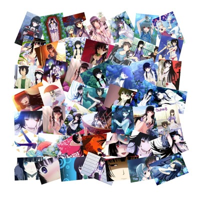 50张散华礼弥手机电脑笔记本滑板冰箱行李箱电瓶车吉他涂鸦贴纸