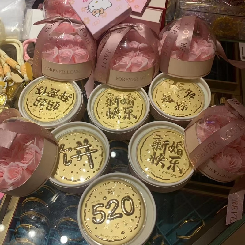 黄金画大饼金片足金999纯金