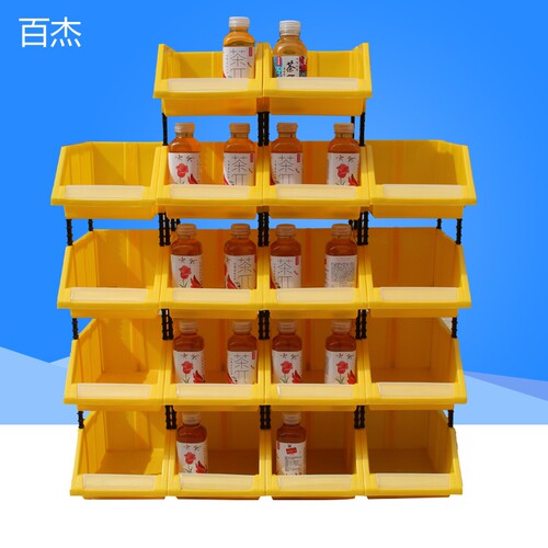货架斜向分类部件盒组合材料盒组件盒塑料盒螺钉盒工具箱收纳盒