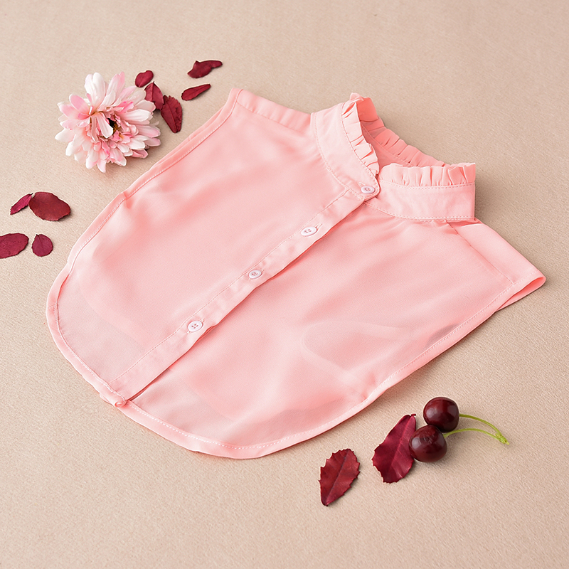 娃娃假领子韩国蕾丝假领女衬衫假领子百搭文艺白黑色复古假衣领子