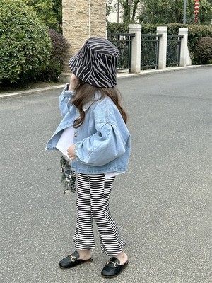 墨墨哒常规春秋磨白牛仔外套复古