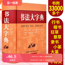 【现货正版】书法大字典甲骨文金文大篆小篆隶书字典章今狂草 书法练字字帖硬笔软笔毛笔字名家鉴赏新编中国书法大字典工具书