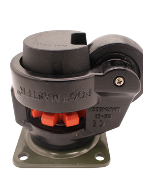 黑色福马轮/调节轮/脚轮60F带支持脚 80F40F/100F重型轮/型材轮子