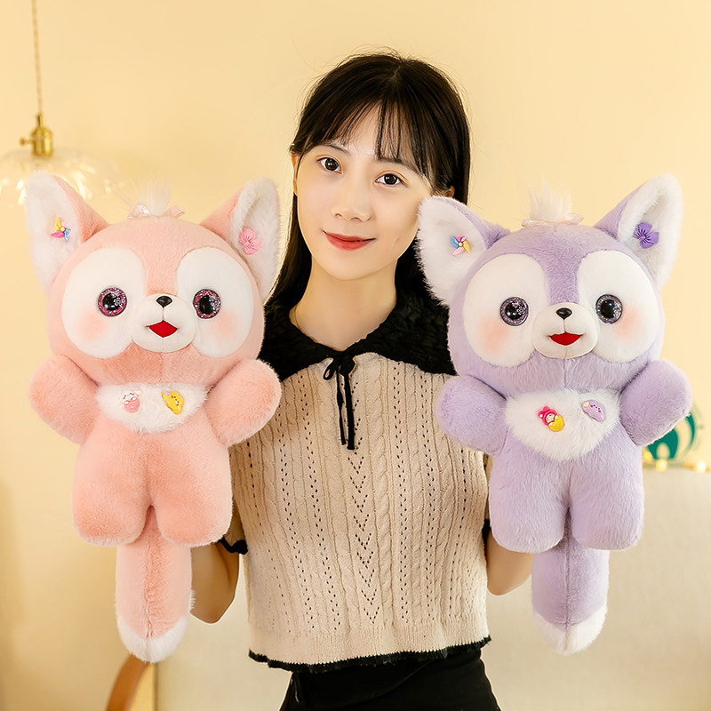 小狐狸玩偶布娃娃毛绒玩具儿童睡觉安抚抱枕大号生日礼物可爱公仔