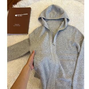 宽松拉链连帽卫衣女2026春秋新款 显瘦针织衫 上衣 现货封神穿搭