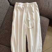 纯棉松紧腰阔腿裤 现货 2026新款 下摆抽绳卫裤 被一条裤 子冒犯了