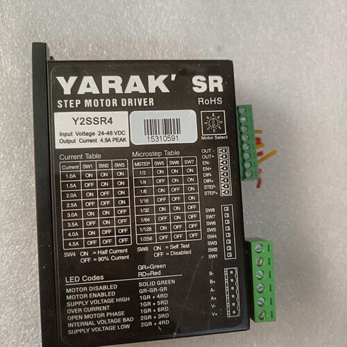 议价YARAK SR步进电机驱动器 Y2SSR4可维修