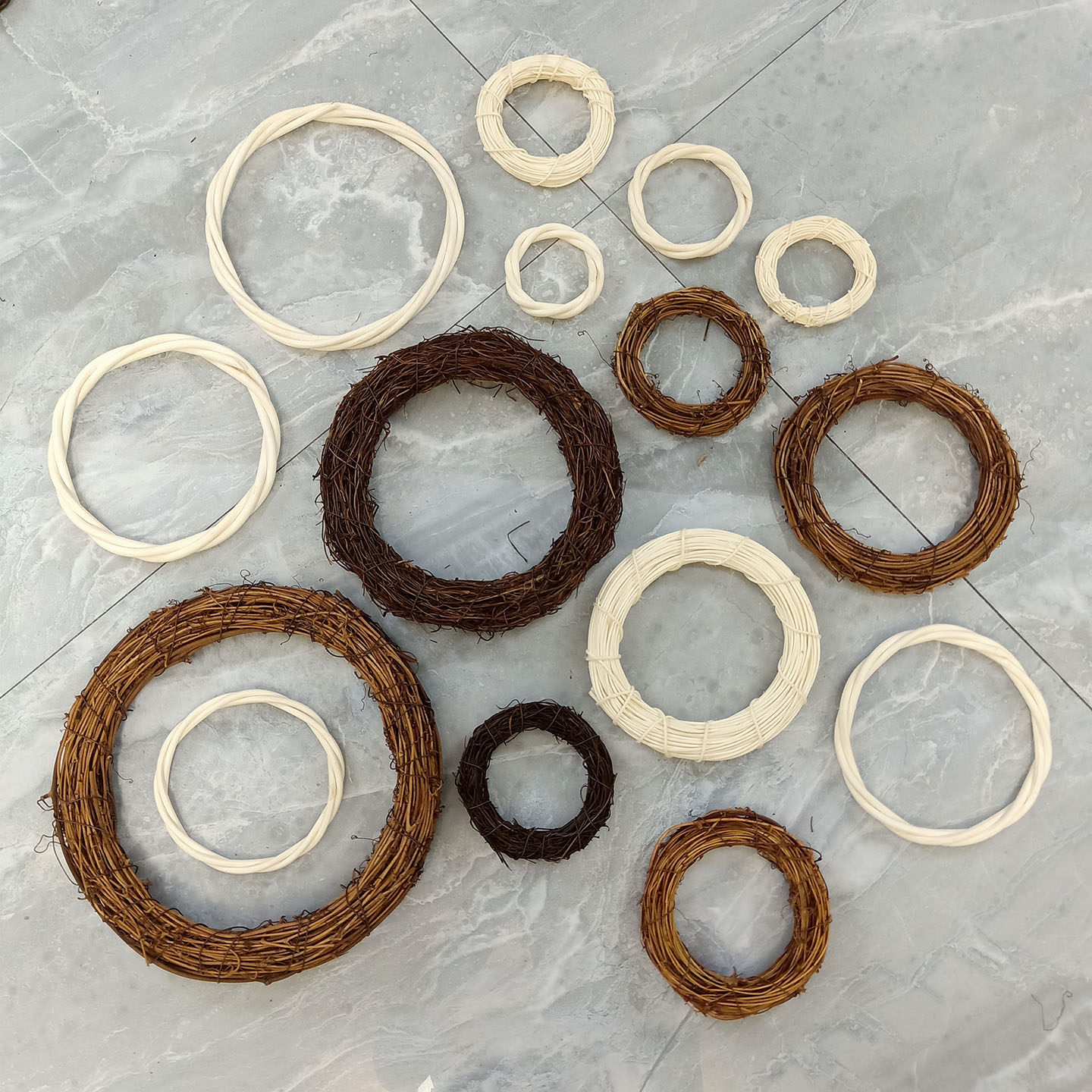 圣诞节藤圈天然藤条圆形装饰花环DIY手工制作家居藤环挂饰品配件,节庆用品/礼品,圣诞装饰品,淘宝优惠券,粉丝福利购,淘宝优惠卷