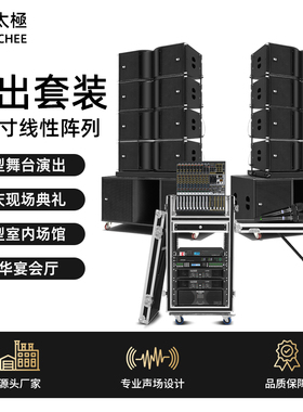 W.D卧龍太極双12寸线阵列音箱套装演出舞台大型场馆专业线阵音响