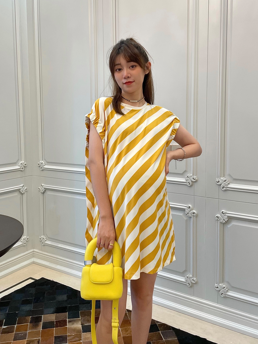 孕妇装夏宽松假风减龄背心连衣裙