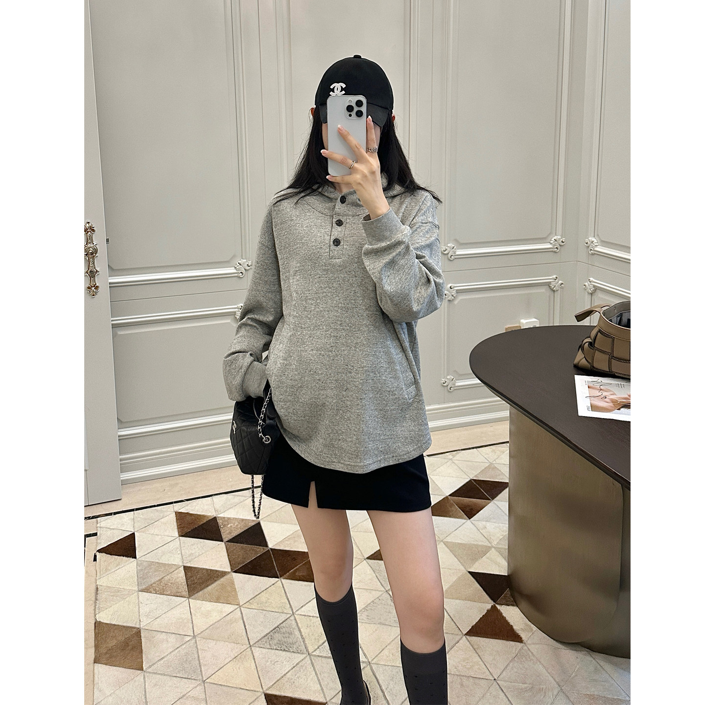 LeoMami孕妇装秋冬装羊毛混纺连帽卫衣宽松慵懒风休闲帽衫外套,孕妇装/孕产妇用品/营养,卫衣/绒衫,淘宝优惠券,粉丝福利购,淘宝优惠卷