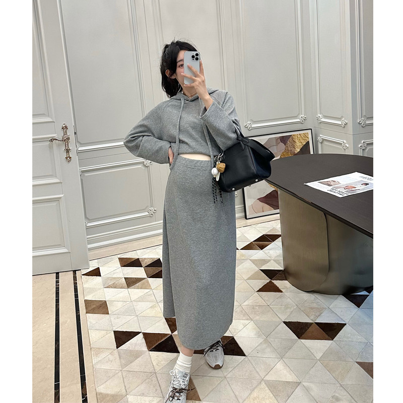 LeoMami孕妇装秋款慵懒风抓绒卫衣半身裙套装时尚宽松休闲两件套,孕妇装/孕产妇用品/营养,套装,淘宝优惠券,粉丝福利购,淘宝优惠卷