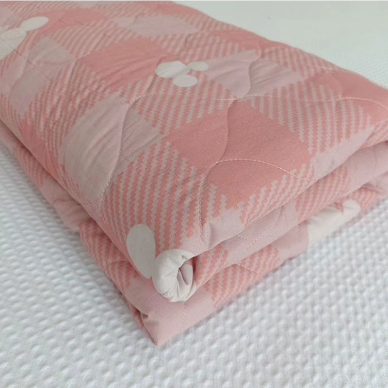 特价外贸出口尾单100%纯棉绗缝被200*230cm全棉双人夹棉床盖单件