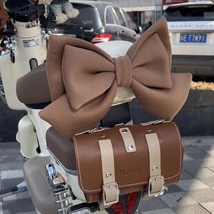 饰晴天露娜车电动车摆件后座尾贴蝴蝶结 摩托车电瓶车后座汽车装