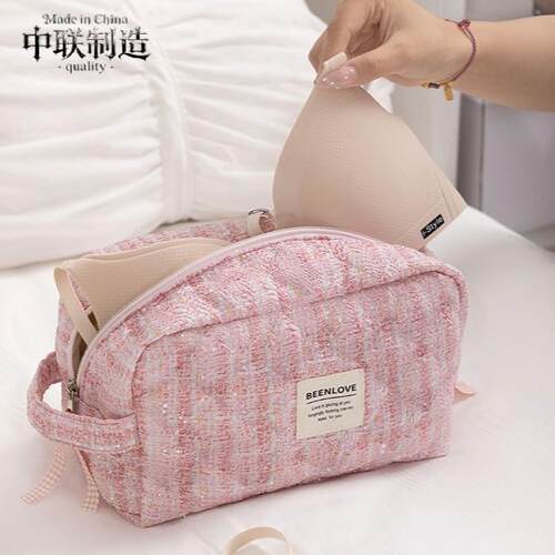 蓓恋内衣收纳包手提旅行分区大