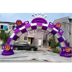 新款8米10米幸福爱情婚庆气模充气拱门 喜庆道具结婚 新款