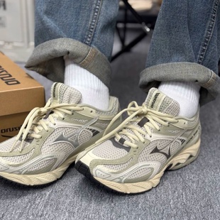 透气缓震支撑防滑耐磨百搭复古跑步鞋 Mizuno Orion Wave 美津浓