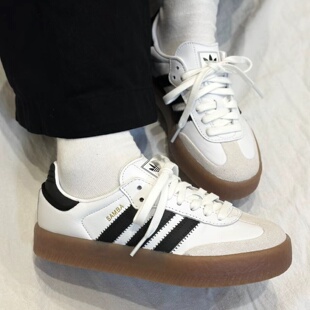adidas 阿迪达斯 Originals Sambae T头鞋 增高 包裹性 德训板鞋