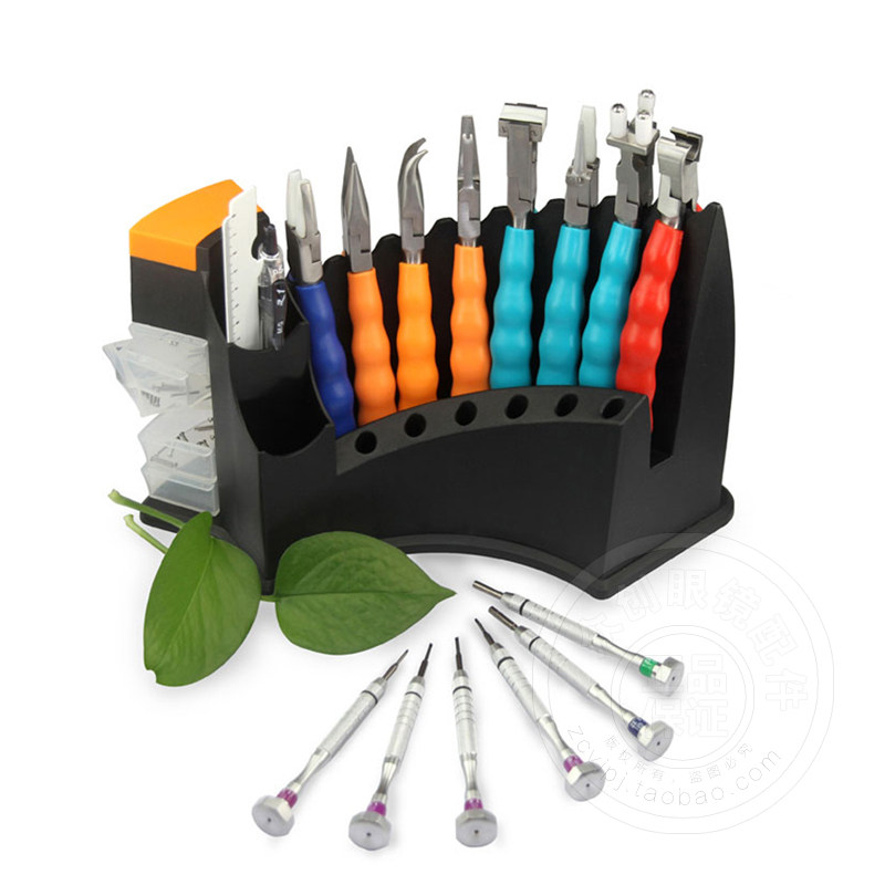 正品3T眼镜工具组合执架钳套装钳子螺丝刀组合 三特眼镜配件工具