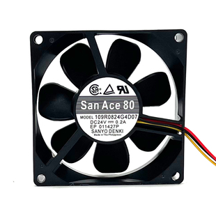 109R0824G4021 8025 DC24V 8CM 变频散热风扇 0.2A 三洋SANYO