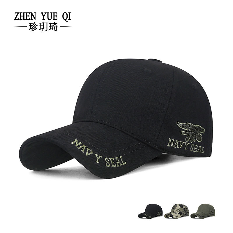 四季新款刺绣字母户外迷彩棒球帽子可调节软顶百搭欧美遮阳鸭舌帽