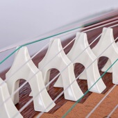 子白色全套骨瓷琴码 防跳码 筝码 21整套琴码 乐器配件 骨瓷古筝码