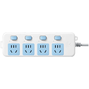公牛正品插座面板多孔功能家用拖接线板电源插排分控插板带线排插