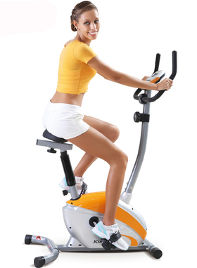 康乐佳k8502 家用直立式健身车 室内磁控脚踏运动自行车动感单车