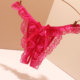 开档内裤 无痕 女性感蕾丝蝴蝶结激情免穿脱2025新款
