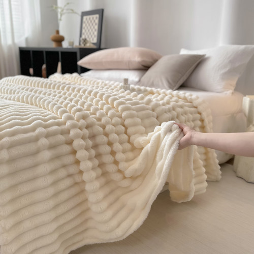 已售1万+人付款兔毛绒毛毯冬季