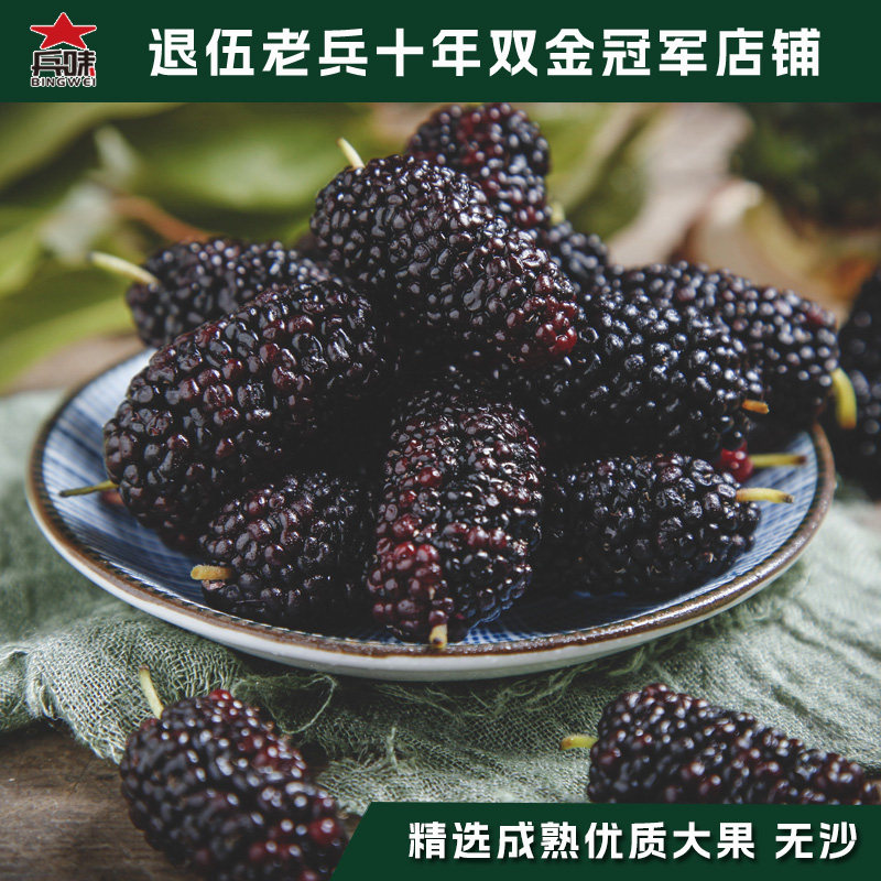 免洗无沙即食【老兵桑葚干】真的没沙子 无熏硫 不染色350g