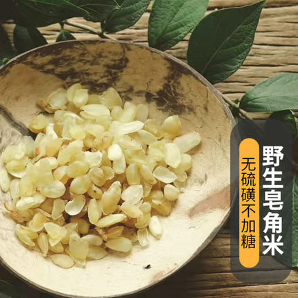 野生双荚皂角米雪莲子无硫磺不加糖 250克【云南战友提供】