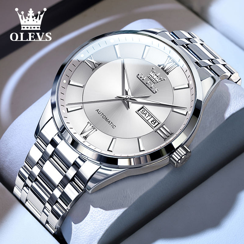 欧利时正品男士全自动机械腕表