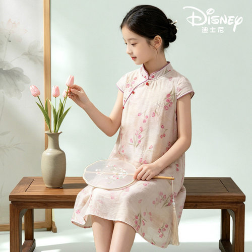 女童夏季新中式汉服公主连衣裙