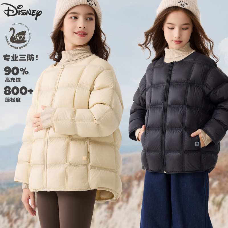 女童羽绒服冬季新款儿童轻薄内胆