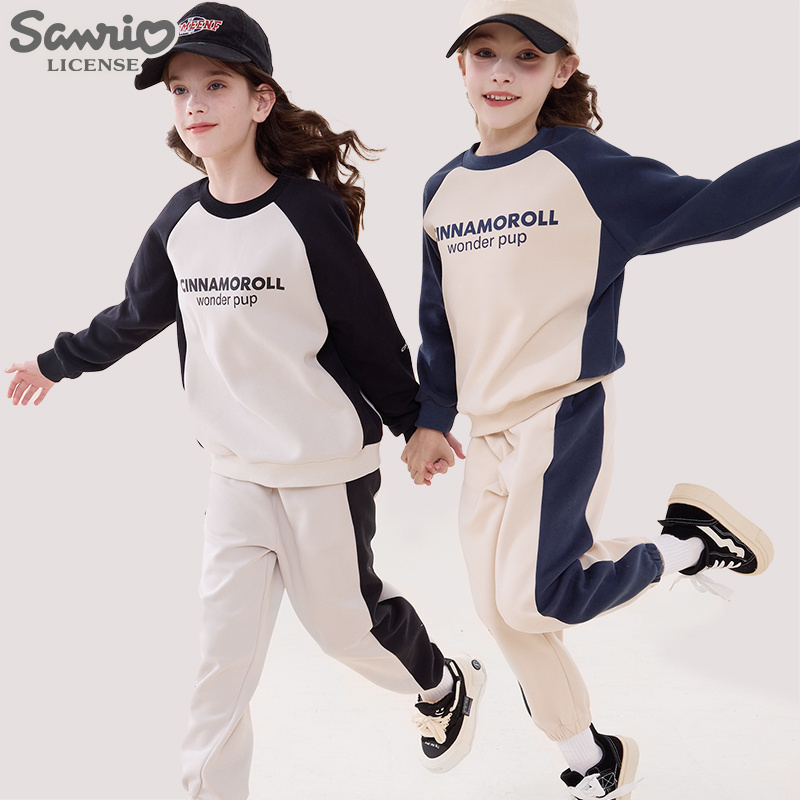 玉桂狗休闲运动棉两件套秋冬洋气