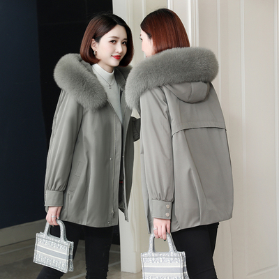 海宁派克服休闲濑兔毛短款