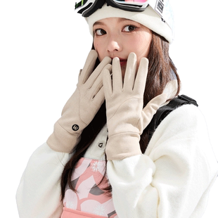 手套女冬季保暖发热加绒开车骑行防风防寒电瓶电动车冬天防寒触屏