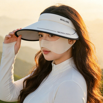 夏季大码女士空顶防晒显脸小帽子