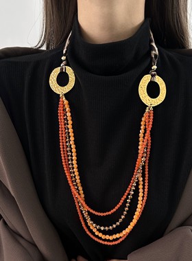 【中古风】豹纹丝巾绑带